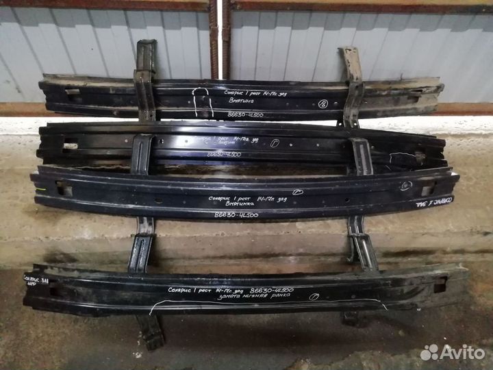 Hyundai Solaris рест Усилитель заднего бампера