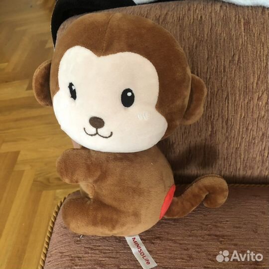 Мягкая игрушка обезьяна miniso