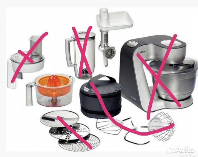 Запчасти кухонный комбайн bosch