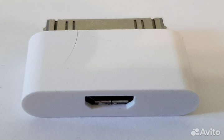 Переходники Apple micro-USB.Белые. Цена за 2шт
