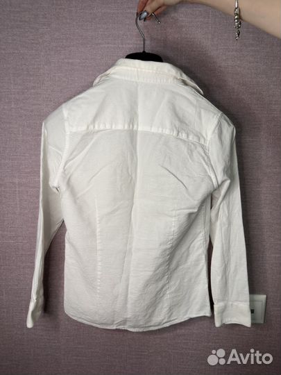 Рубашка белая zara на мальчика