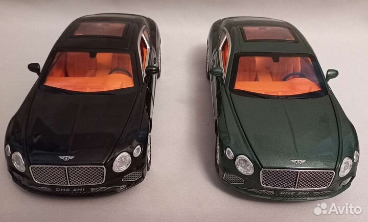 Bentley Continental GT 1:24 машинка инерционная