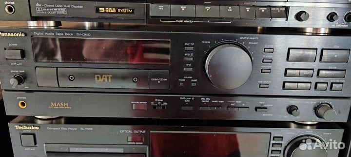 DAT Panasonic SV-DA10. + 5 кассет и чистящая