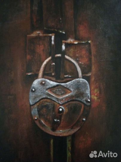 Картины. Замок, Рыжая лошадь