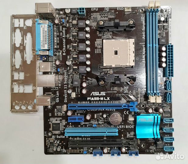 Продам комплект: Материнская плата asus F1A55-M LX