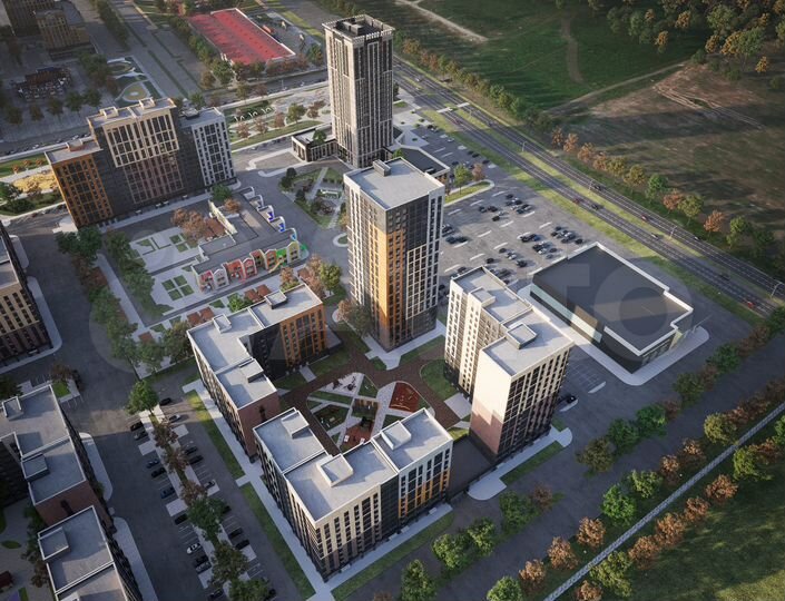 1-к. квартира, 44 м², 9/24 эт.