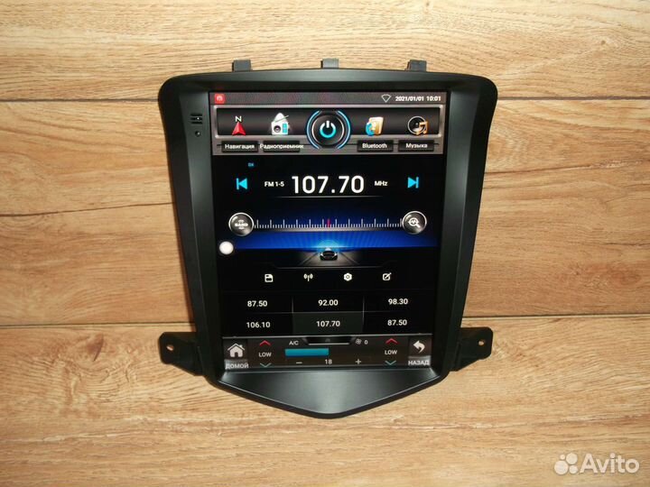 Магнитола Chevrolet Cruze Android типа Tesla
