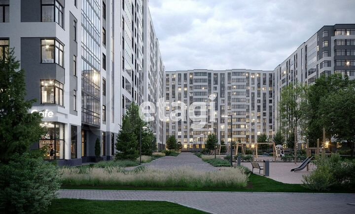 Квартира-студия, 28,2 м², 4/12 эт.