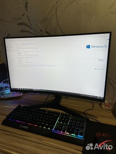 Изогнутый монитор 27 дюймов samsung c27r500fh