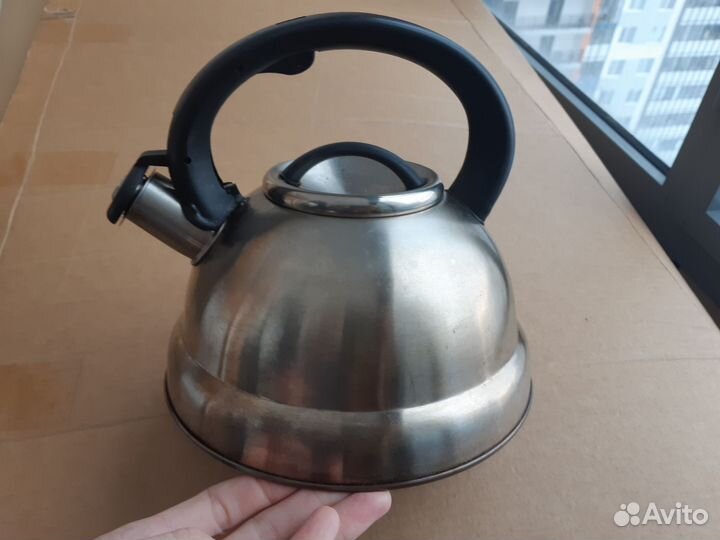 Чайник со свистком нержавейка
