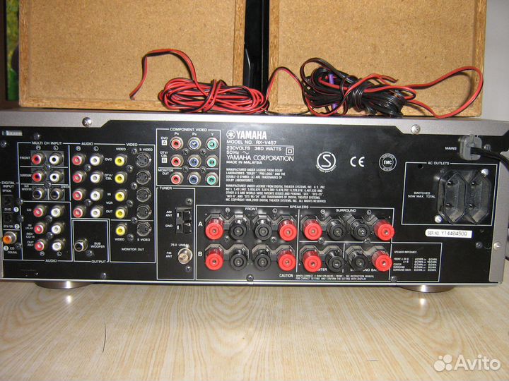 Ресивер yamaha RX-V457 и samsung ps b450e