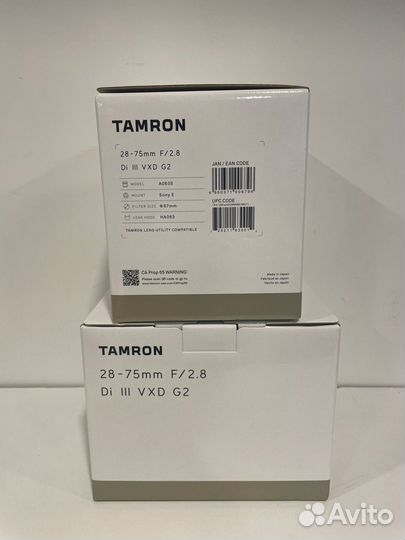 Новый Tamron 28-75mm f/2.8 Di III VXD Sony FE