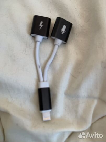 Переходник с lighting на 2 lightning'а