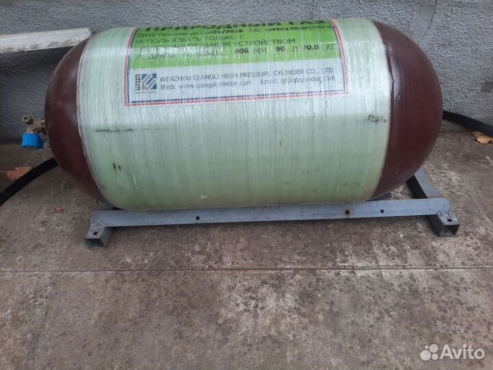 Метановый баллон метан