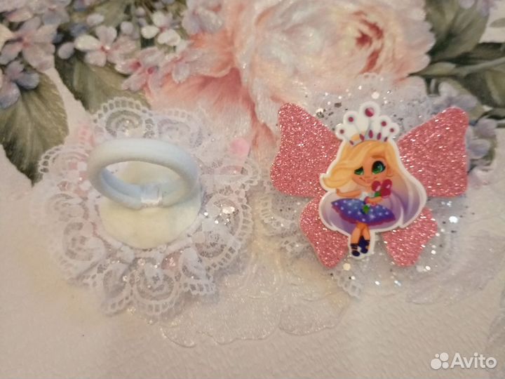 Резиночки для волос ручной работы