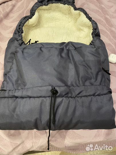 Зимний конверт в коляску до 3 лет