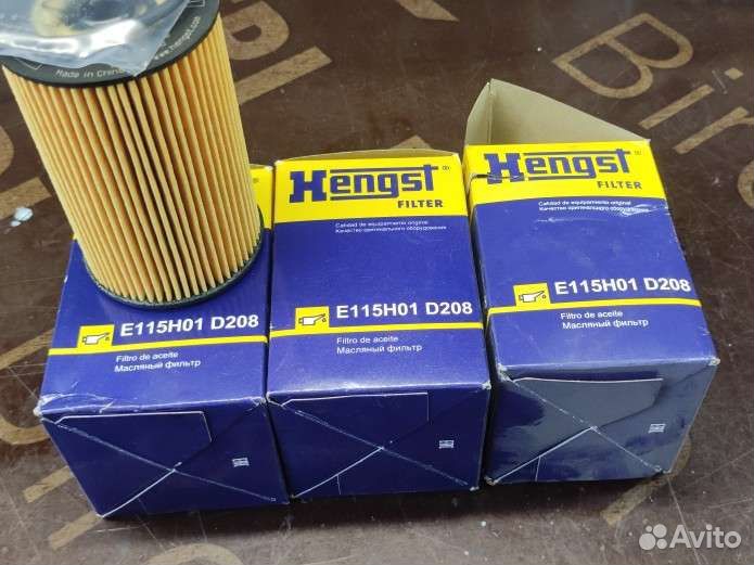 Фильтр масляный hengst E115H01 D208