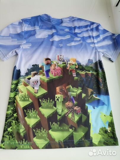 Именная футболка Minecraft 152 размер