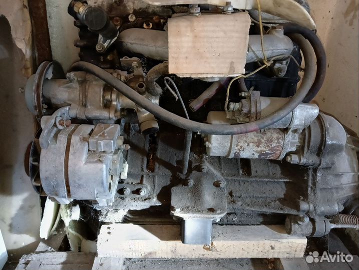 Двигатель с навесным. Москвич 412. пробег 15 т. Км