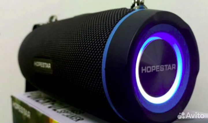 Колонка Hopestar H45 Party Темно Серая + Подсветка