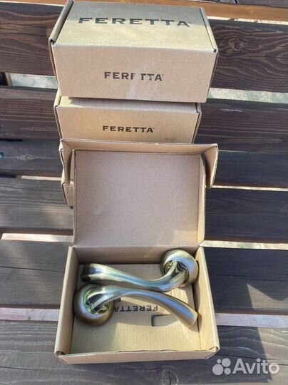 Дверные ручки Ferretta F541 бронза