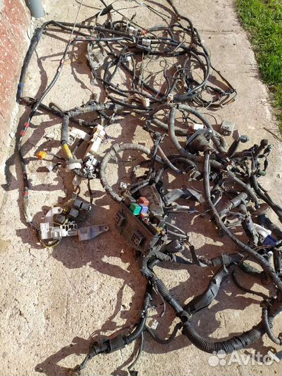 Проводка двигателя Тойота Corona CT195