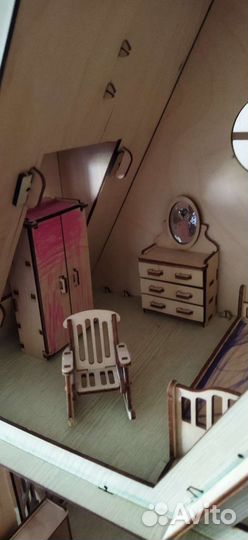 Кукольный домик деревянный