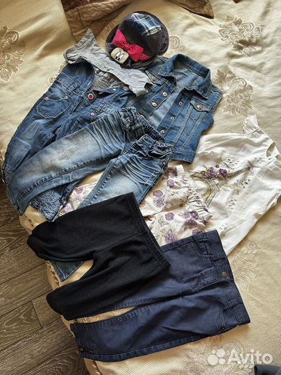 Джинсы для девочки 98