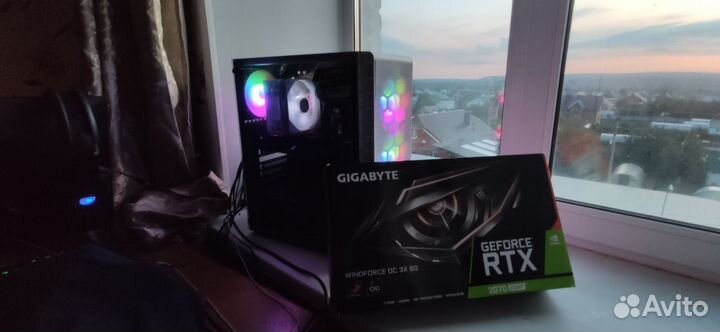 Игровой пк i3 10100f rtx 2070 super