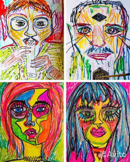 Event-художник на мероприятие, портреты гостей