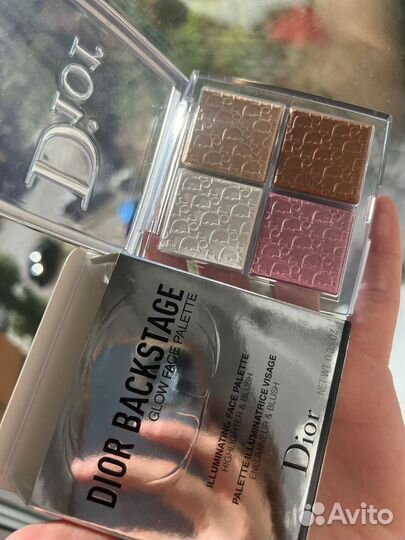 Dior backstage палетка хайлайтер 001