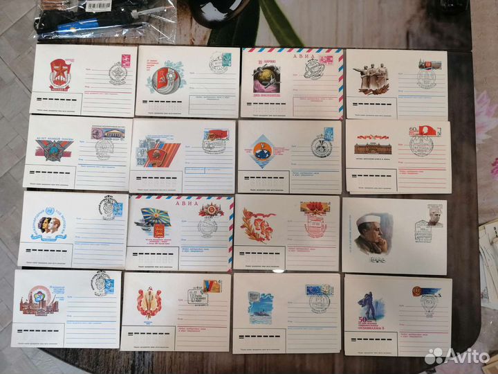 Конверты со спецгашением Много