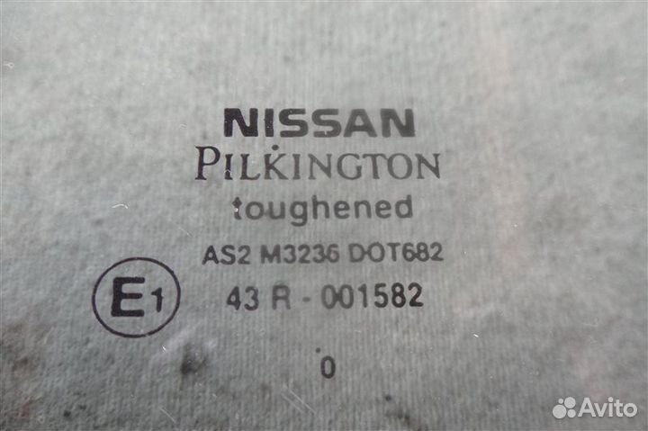 Стекло двери заднее левое Nissan Almera N16 QG15