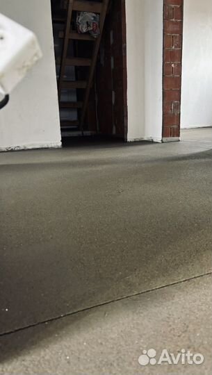 Полусухая стяжка пола за 1 день