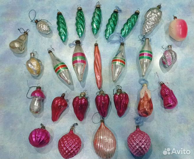 Елочные игрушки СССР советские