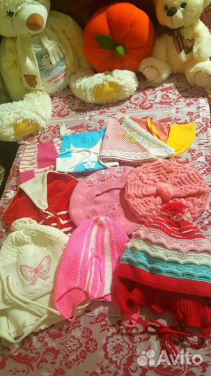 Шапки для девочки (от 2 до 6 лет)