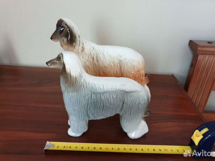 Афганская борзая фарфор лфз2 шт астрахань1шт