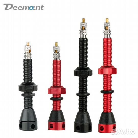 Ниппель для бескамерки Deemount 44mm чёрный, пара