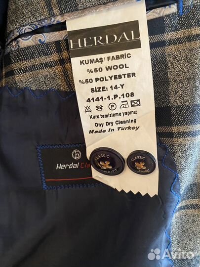 Пиджак подростковый