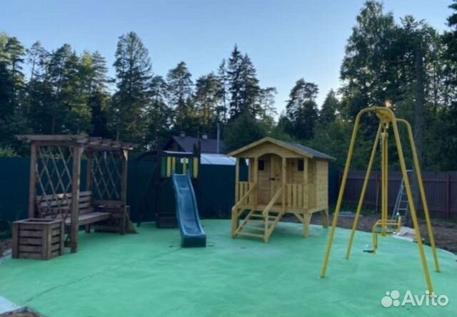Детский домик садовый деревянный новый
