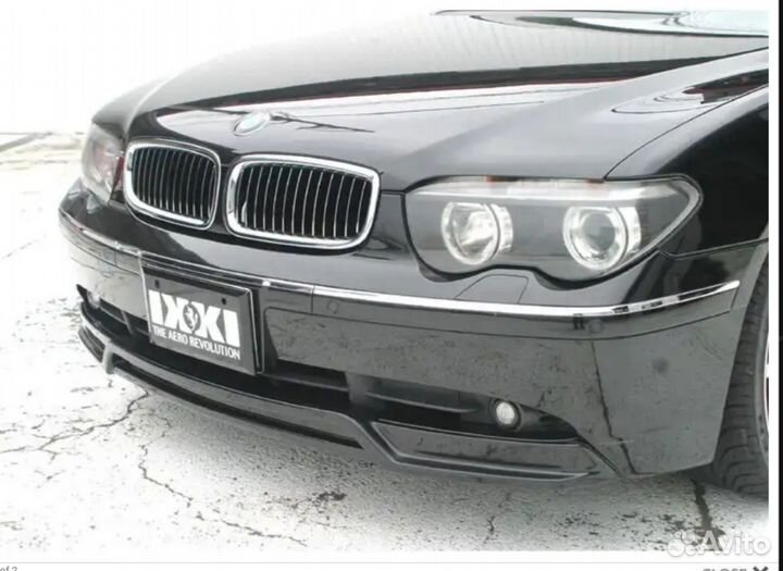 Орегинальный сполер губа ikki для bmw e65 e66