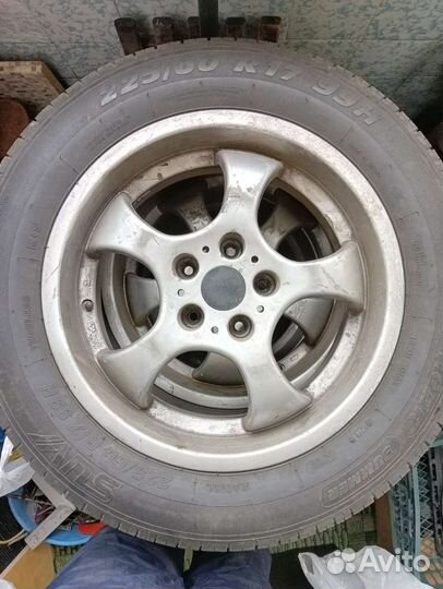 Колеса в сборе r17 летние за 4колеса