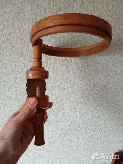 Пяльца деревянные СССР с держателем