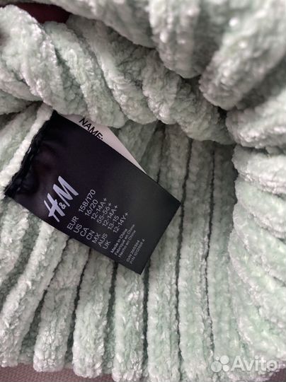 Шапка для девочки теплая h&m новая 158/170