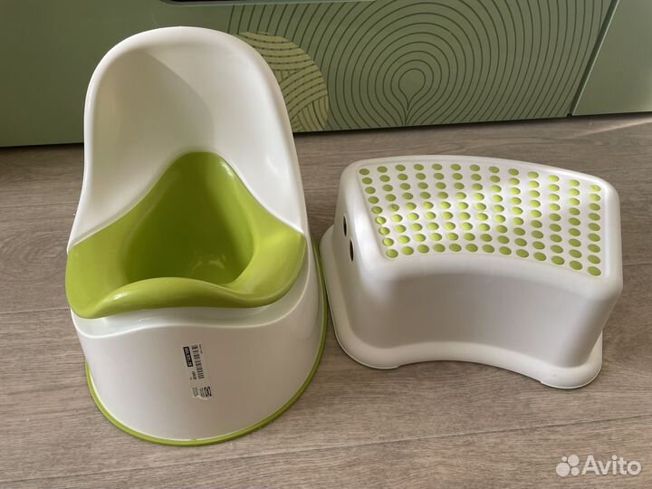Горшок детский и ступенька IKEA