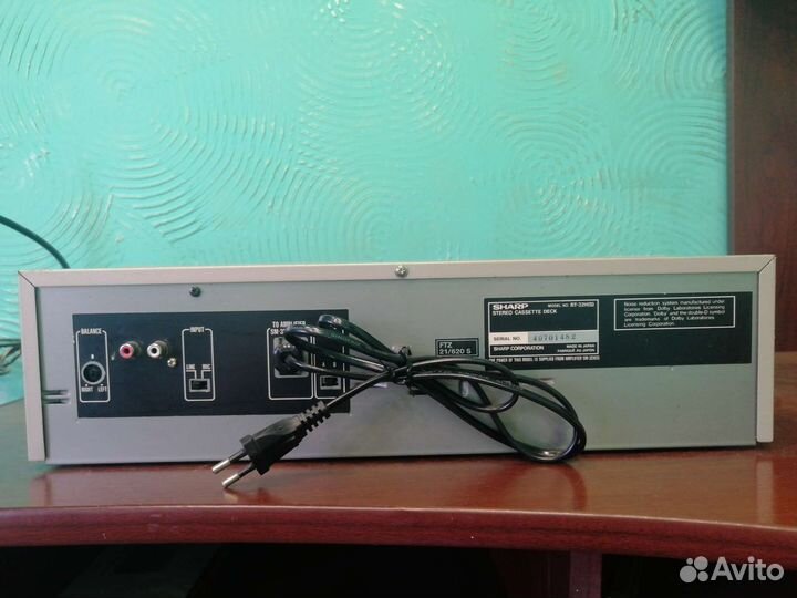 Кассетная дека sharp