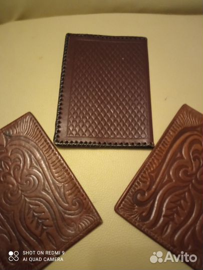 Кожаные обложки для паспорта С С С Р