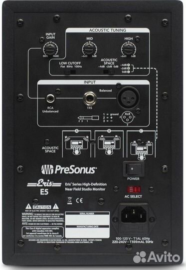 PreSonus Eris E 5 активный студийный монитор