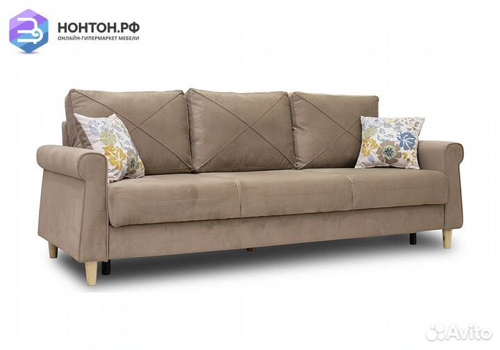 Диван тик-так Иветта светло-коричневый