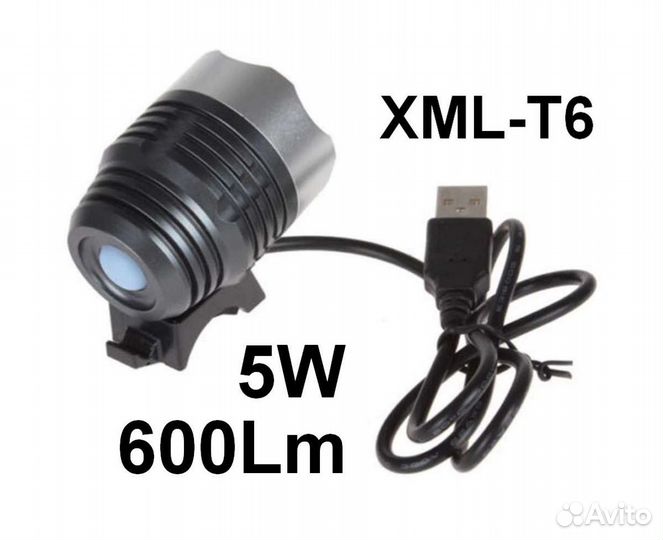 Фара для Велосипеда USB велофара